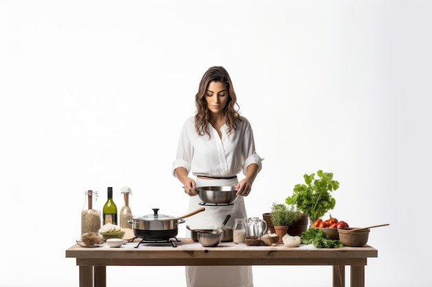 Osoba gotująca w kuchni